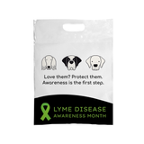 12 x 16 Lyme Disease Awareness Full Color Plastic Supply Bag – One Side