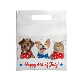 7.5 x 9 4th of July Full Color Plastic Supply Bag – One Side