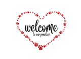 5 x 7 Welcome Card – Heart with Blank Envelopes