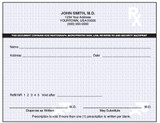 Prescription Pads - Horizontal