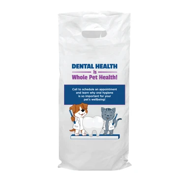 Dental Health 6 x 13 Full Color Supply Bag – One Side