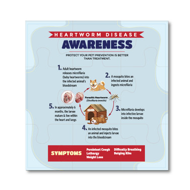 Heartworm Disease Awareness - Magnet Puzzle