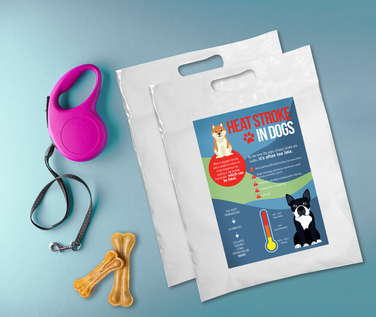 Heat Stroke Awareness Month  12 x 16 Full Color Supply Bag – One Side