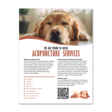 Acupuncture Services 18 x 24 Poster