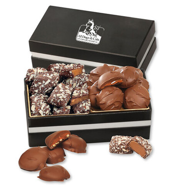 Double Delights with Pecan Turtles and English Butter Toffee