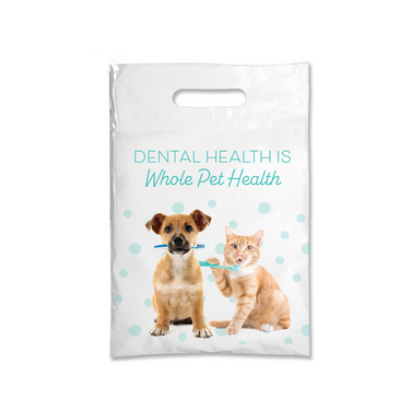 Dental Whole Pet Health A 7.5 x 9 Full Color Supply Bag – One Side