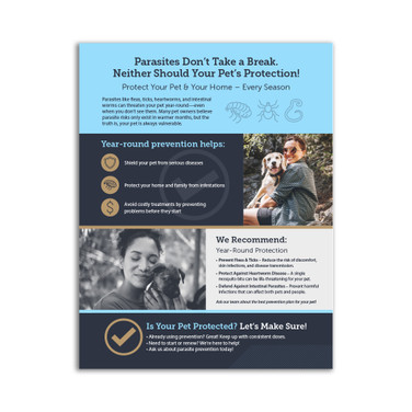 Year-Round Parasite Prevention Flyer – Generic