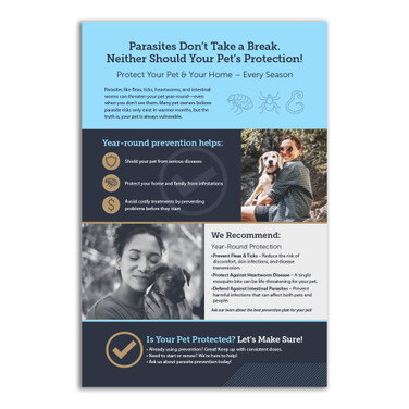 Generic Year-Round Parasite Prevention Poster