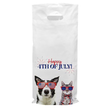 6 x 13 4th of July Full Color Supply Bag – One Side