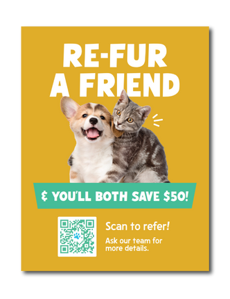 Refer a Friend - 8.5 x 11 Poster