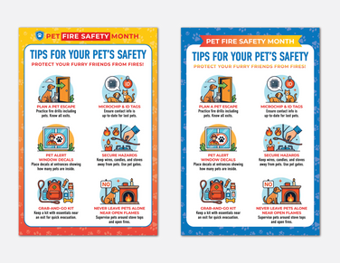 Pet Fire Safety 18 x 24 Poster