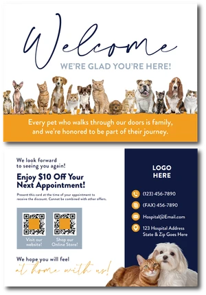 New Client INCENTIVE Postcard Formal - 4 x 6 Postcard