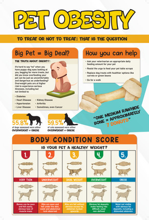 Pet Obesity - 24 x 36 Poster
