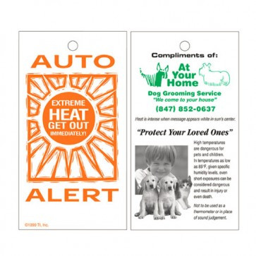 Auto Alert Thermometer Card