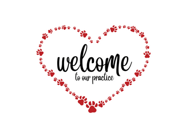 5 x 7 Welcome Card – Heart with Blank Envelopes