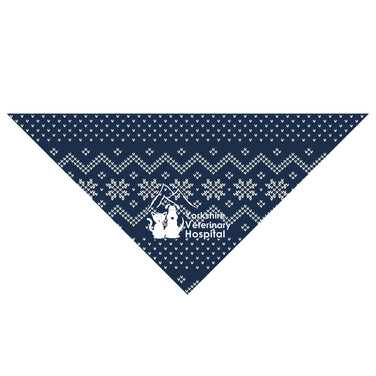 Fair Isle Pet Bandana - Large