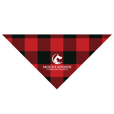 Plaid Pet Bandana - Small