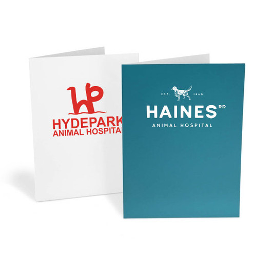 9" x 12" Presentation Folder-1 Color Ink Printed