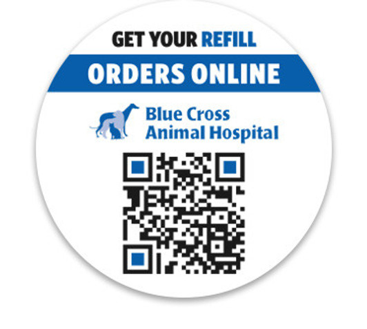 Pharmacy Refill Vinyl Sticker -3" Circle