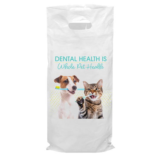 Dental Whole Pet Health B 6 x 13 Full Color Supply Bag – One Side