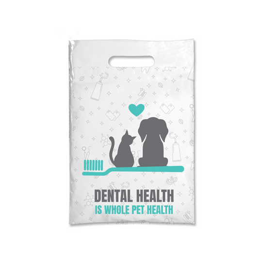 Dental Whole Pet Health C 9 x 13 Full Color Supply Bag – One Side