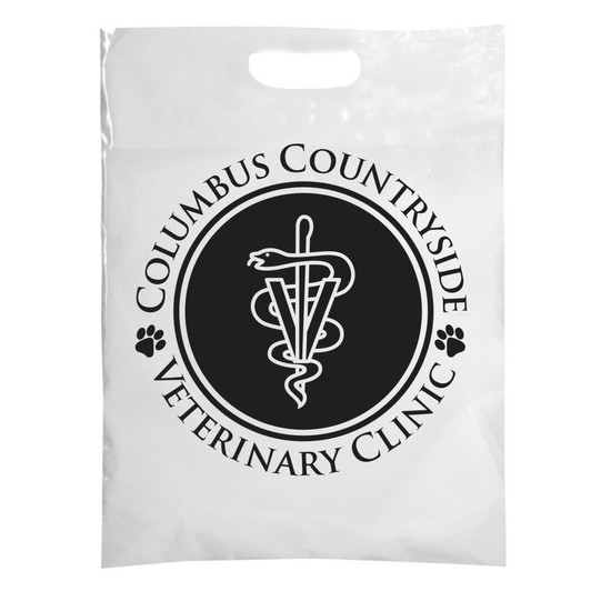 12 x 16 One Color Plastic Supply Bag – One Side