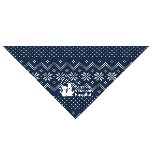 Fair Isle Pet Bandana - Small