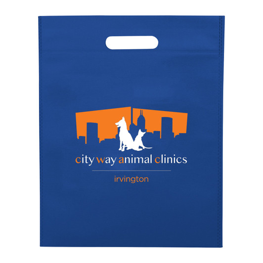 Large Heat Sealed Non-Woven Tote: 24 Hour Rush