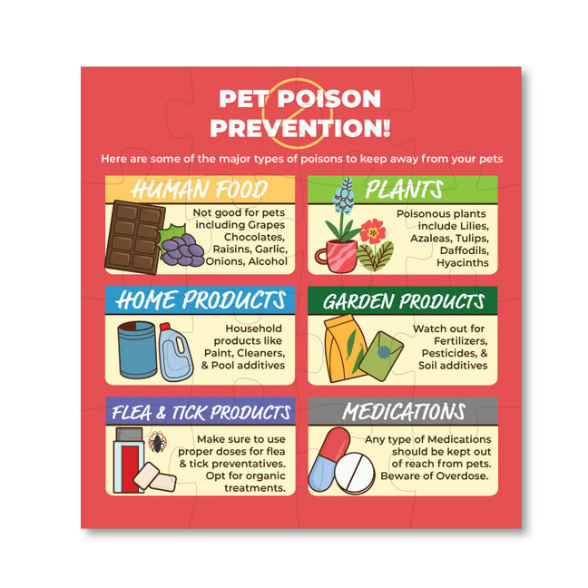 Pet Poison Prevention - Magnet Puzzle