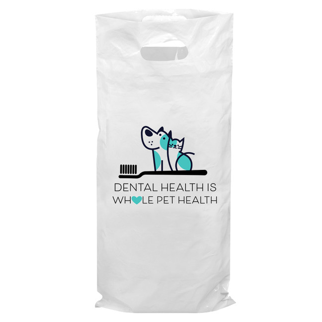 Dental Whole Pet Health D 6 x 13 Full Color Supply Bag – One Side