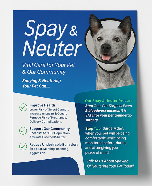 Spay & Neuter_Care - 8.5" x 11" Poster
