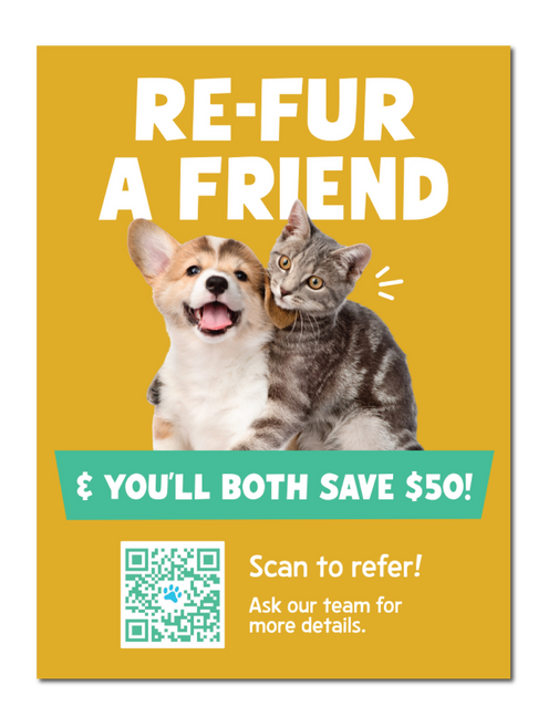 Refer a Friend - 18 x 24 Poster