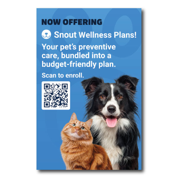 Snout Wellness Plan - 11 x 17 Wall Decal