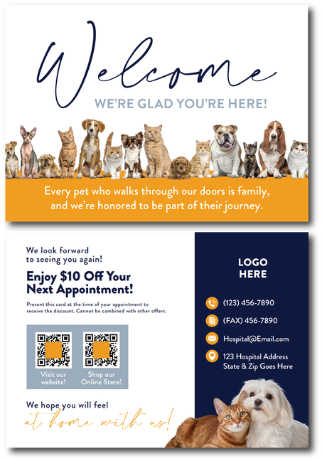 New Client INCENTIVE Postcard Formal - 5 x 7 Postcard