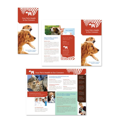 Trifold Brochure - 100 lb. Gloss Book