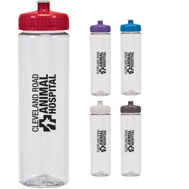 25 oz. Clear Water Bottle: 24 Hour Rush