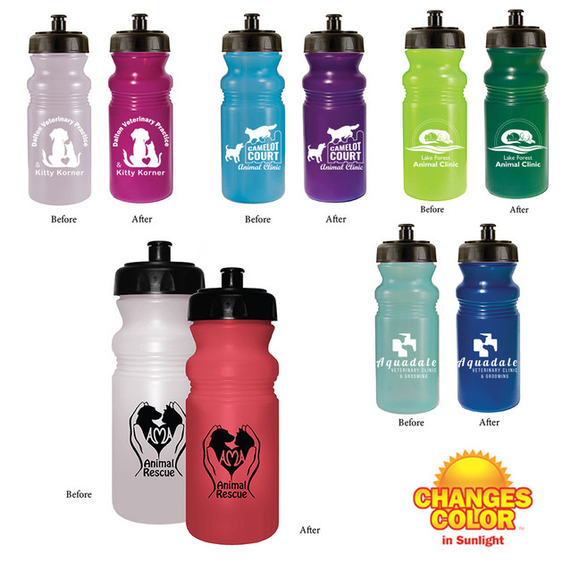 20 oz. Sun Coloring Changing Bike Bottle
