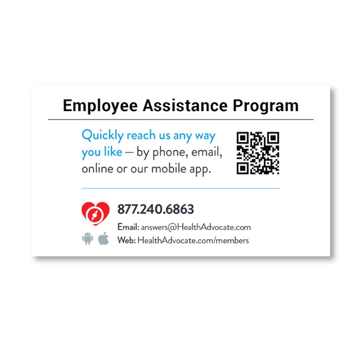 Employee Assistance Program (EAP) Card