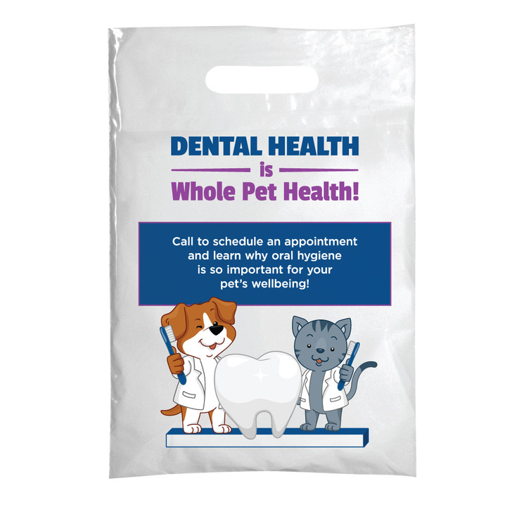 Dental Health 9 x 13 Full Color Supply Bag – One Side