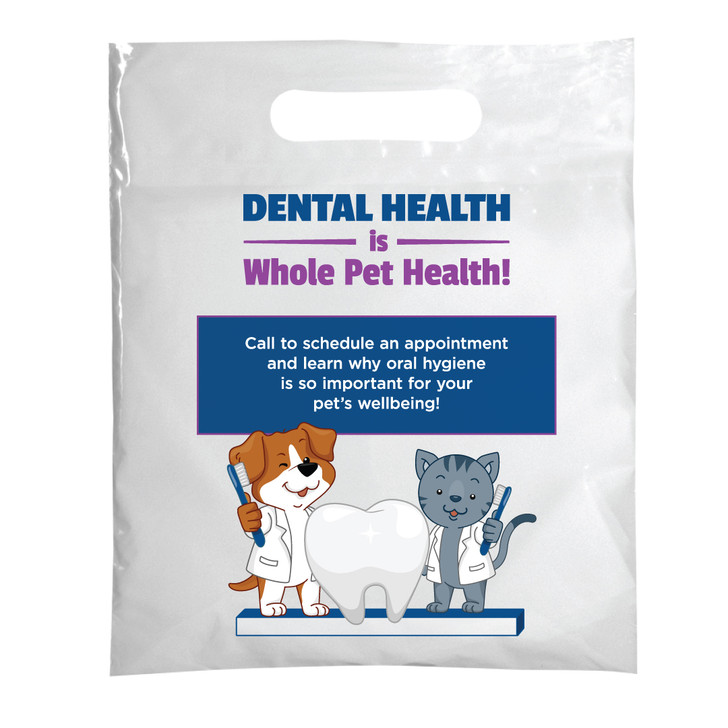 Dental Health 7.5 x 9 Full Color Supply Bag – One Side