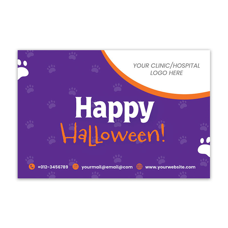 Happy Halloween B 4" x 6" 1-Sided Postcard + Matte Finish