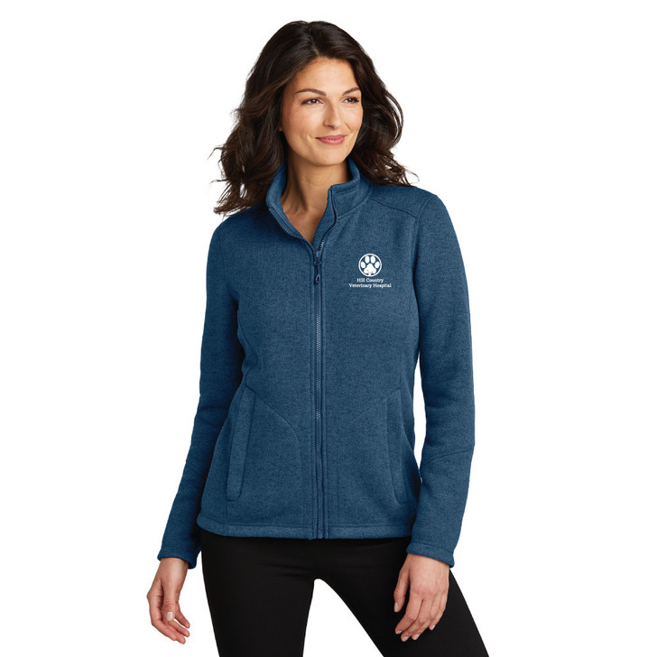 Port Authority Ladies Arc Sweater Fleece Jacket