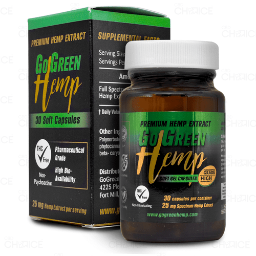 GoGreen Hemp | CBD Softgel Capsules (30 count)