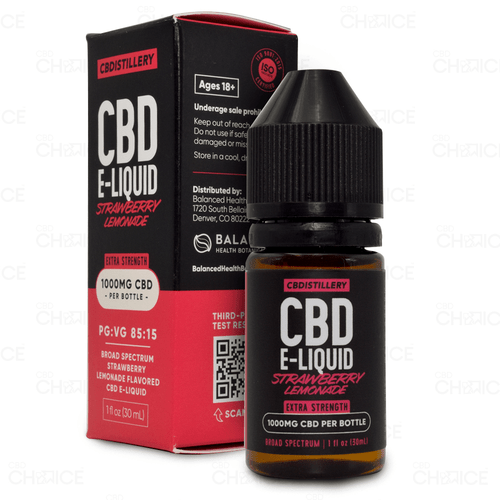 CBDistillery | Strawberry Lemonade E-Liquid (30ml)
