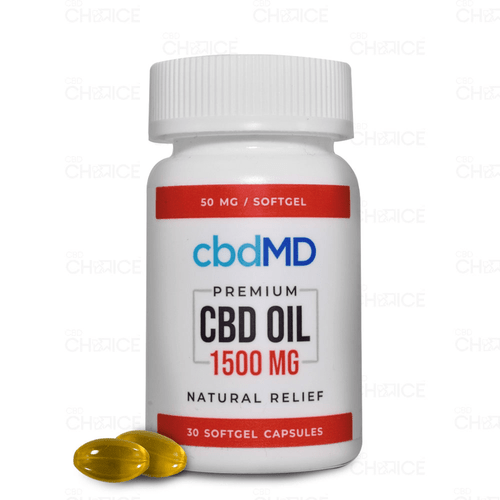 cbdMD | CBD Oil Capsules (30 count)