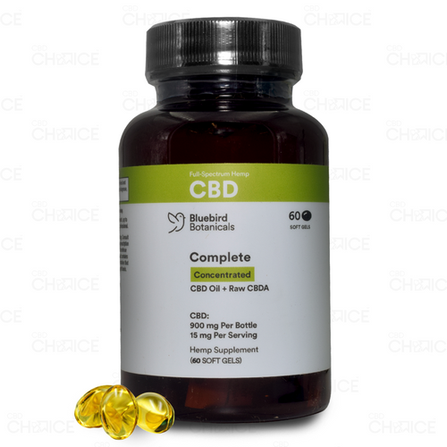 Bluebird Botanicals | Complete Concentrated CBD Capsules (30 or 60 count)