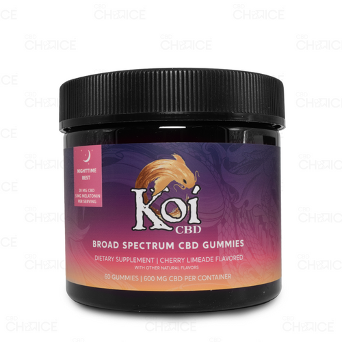 Koi CBD | Nighttime Rest Cherry Limeade Broad Spectrum Gummies (20 or 60 count)