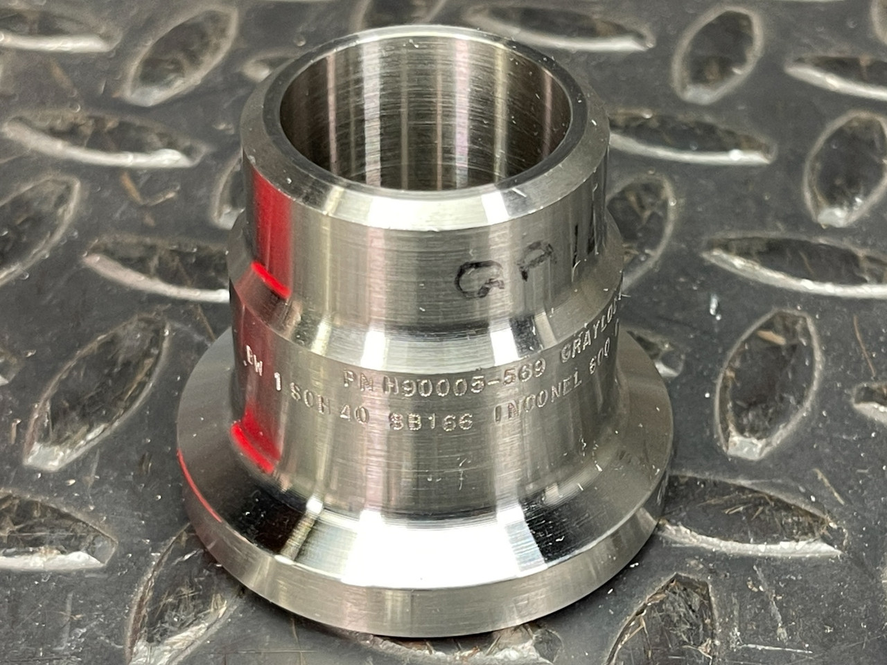 Grayloc Butt Weld Flange Hub Connector, Inconel 600, Schedule 40, 1 GR