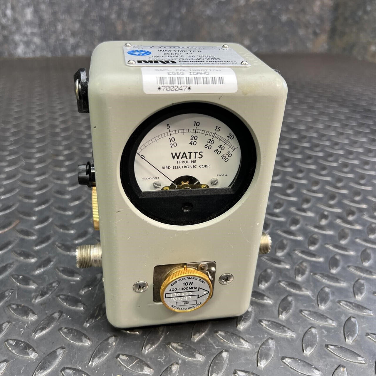その他 BIRD 43 WATT METER Bird 43 RF Wattmeter with 3 Slugs