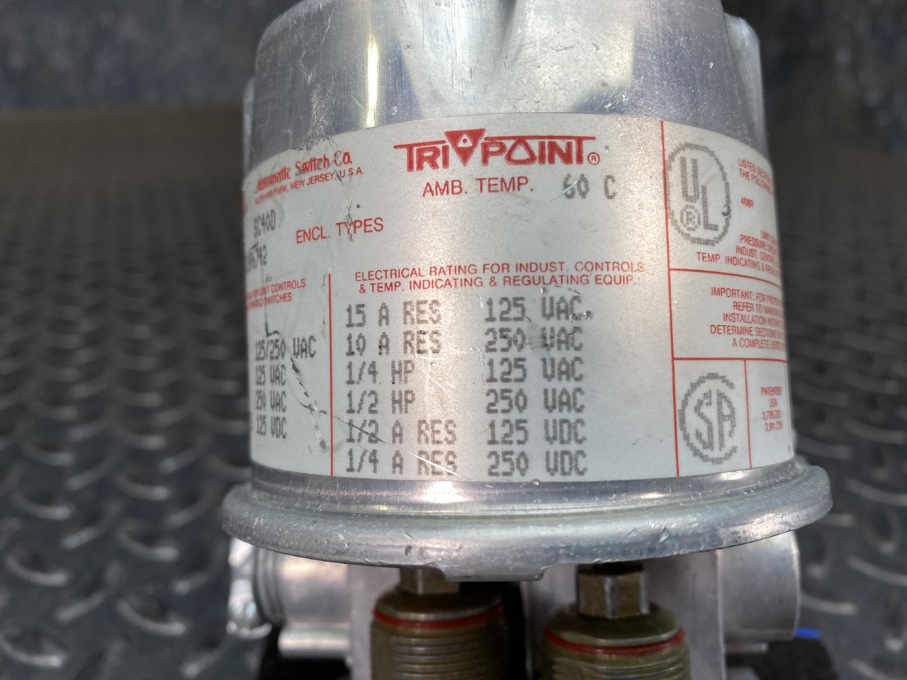 Asco SSeries SC40D Tripoint Pressure Switch with TD40A42 Transducer